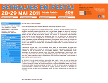 Tablet Screenshot of 2011.serralvesemfesta.com